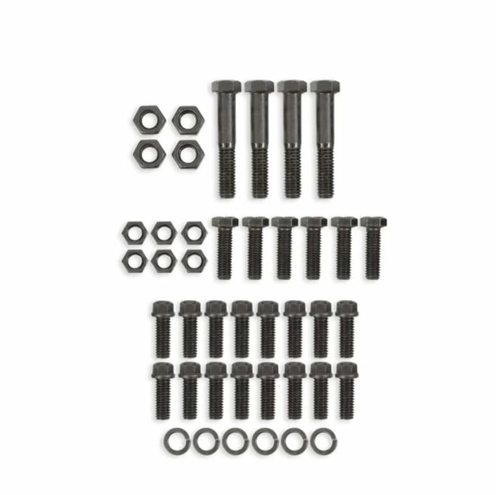 Flowtech Shorty Headers - Black Painted - 91627FLT